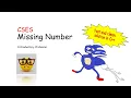CSES Introductory Problems Missing Number