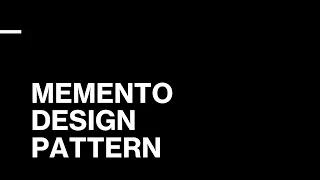 Memento Design Pattern Design Patterns in Python Low Level Design