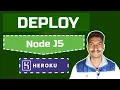 How to deploy node Js on Heroku Solve Heroku Application Error