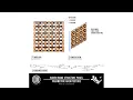Woven Dividing Wall Grasshopper for Rhino Parametric Architecture Exercise