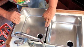 Ep 237 | Installing Nutshell’s New Sinks, Sailing Nutshell