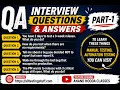 QA Interview Questions and Answers Part-1