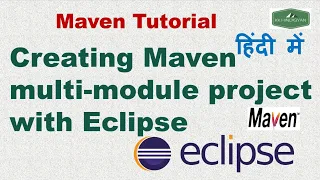 How to create a multi-module maven project in eclipse Maven Hindi Tutorial