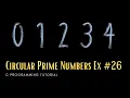 C Numbers 26 Check if a given number is circular prime or not C Programming