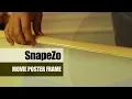 Overview DEMO SnapeZo Movie Poster Frame Aluminum Profile Front-Loading Snap Frame
