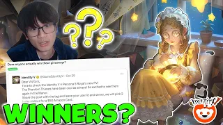 Does Anyone ACTUALLY WIN Identity V Giveaways - IDV REDDIT