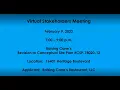 Virtual Stakeholders Meeting - Raising Cane s Restaurant