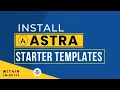 How To Install Astra Starter Templates 2026 Free Astra Theme Starter Templates Plugin Tutorial