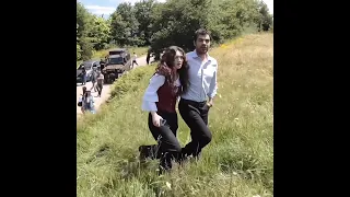 كواليس مسلسل تل الرياح جيمري و جوكبيرك زينب و خليل 110 Ruzgarli Tepe Winds Of Love Zeyhal 