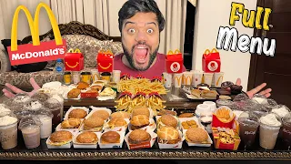 I ORDERED the entire McDonald s Menu TOO EXPENSIVE