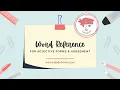 Adjectives in French a WordReference Tutorial