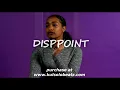 Afro Instrumental 'DISAPPOINT' 2baba x Oxlade x Bnxn x  Wizkid x Burna Boy x Typebeat  2023