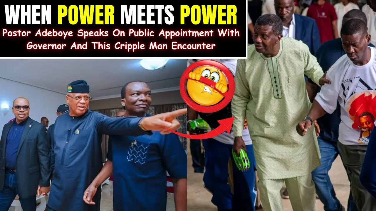 Pastor Adeboye Public Appointment With The Governor And Drastic Cripple Encounter.