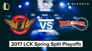 HIGHLIGHTS: SK Telecom T1 vs KT Rolster (2017 LCK Spring Finals)