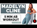5 MIN MADELYN CLINE OBX AB WORKOUT No equipment Martina Levi