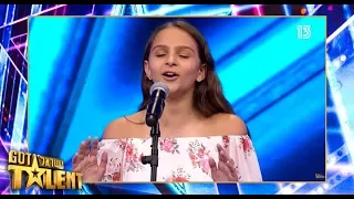 רק ילדה זמרת ענקית הקול הגדול של יעל דנון מהמם את השופטים 