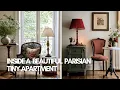 Inside a Beautiful Parisian Tiny Apartment Cozy Chic Timeless Vintage Luxury