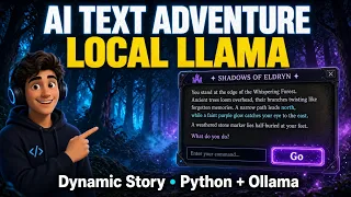 Build an AI Text Adventure Game with Local Llama Ollama - Dynamic Story Tutorial
