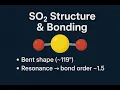 structure and bonding of SO2