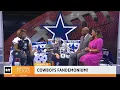 Cowboys No 1 fan Ms Price chats with Keith Russell and Brooke Katz