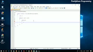 FamilySome Programming - BREAK statement in Java