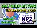 Download Lagu Save a Million Pesos in 5 Years thru Pag-Ibig MP2! Magkano ang Monthly Contribution mo?