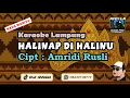 Lagu Halinap Di Halinu Karaoke Nada Wanita / Cewek | Lagu Lampung Cipt. Amridi Rusli