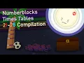 Numberblocks - Times Tables 21-25 Compilation