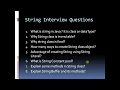 21 String Java interview Questions String interview questions in java