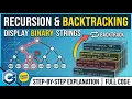 4 3 Recursion - Backtracking Displaying all binary strings of a given length
