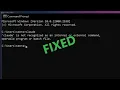 claude is not recognized as an internal or external command operable program or batch file Fixed