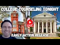 College Counseling LIVE UVA Georgia Tech Early Action Stats Admissions Questions Answered