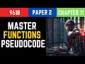 A Level Computer Science 9618 Paper 2 Functions