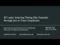 JIT Leaks Inducing Timing Side Channels through Just-in-Time Compilation
