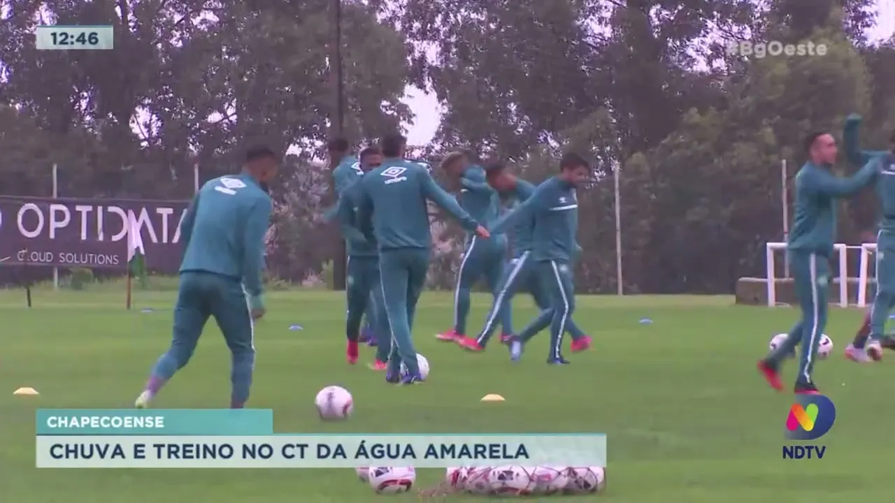 Chapecoense segue treinando para enfrentar o Brusque fora de casa