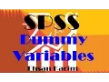 Dummy Variables in Regression in SPSS