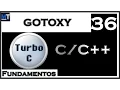 Gotoxy en Curso de Turbo C