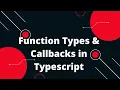 Typescript Tutorial Function Types Callbacks