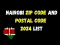 Nairobi Postal Code 2024 Nairobi Zip code Postal Code Kenya Kenya address line 1
