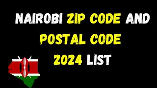 Nairobi Postal Code 2024 Nairobi Zip code Postal Code Kenya Kenya address line 1