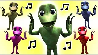 الفضائي الأخضر دامي تو كوسيتا بجميع الالوان رقصة الفضائي حصري 2018 