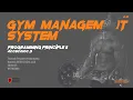 Gym Management System Java MongoDB