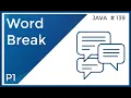 Coding Technical Interview - Word Break