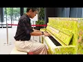 [ストリートピアノ]秋歌ランク1位の曲｡｢楓｣(スピッツ)しっとりと弾いてみた。[コモレ四谷]