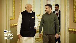 News Wrap: India’s Modi visits Ukraine in bid to help mediate peace with Russia