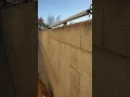 Coyote roller DIY concrete wall