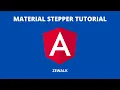 Angular Material Stepper Tutorial Angular Material 12 2022