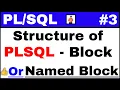 Tutorial Structure of PLSQL Block OR Named block in PLSQL