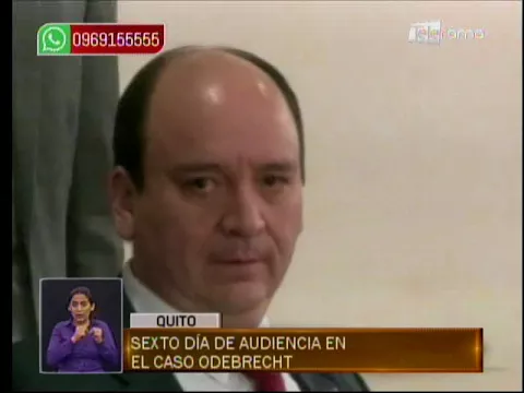 Sexto día de audiencia en el caso Odebrecht