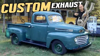 I Built a Modern Exhaust for a 75 Year Old Truck